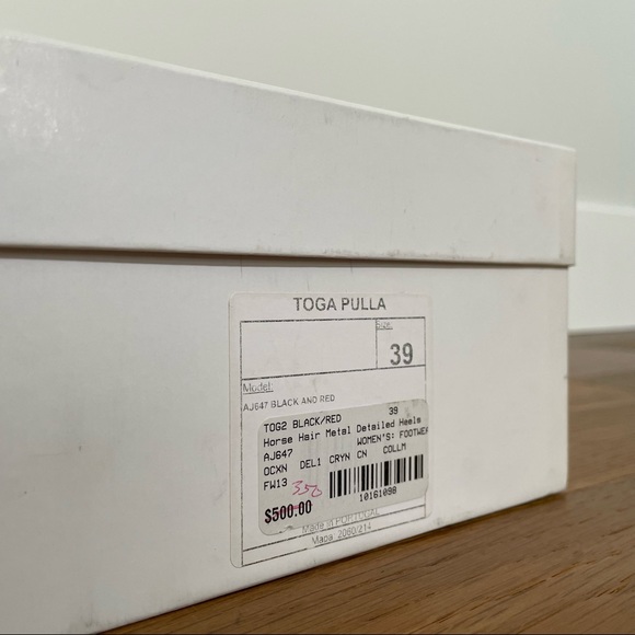 TOGA PULLA Contrast Metal Detailed Wedge Pump EU39 - Picture 11 of 11